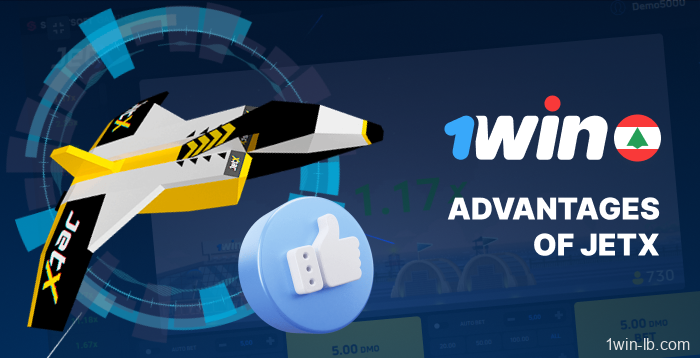 Advantages of JetX for Lebanese players on 1Win