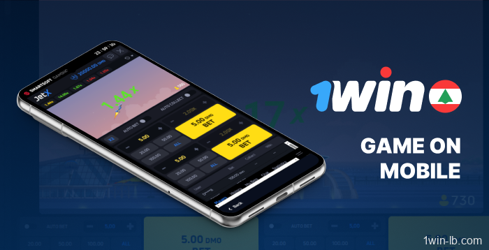 Play JetX on mobile devices via 1Win