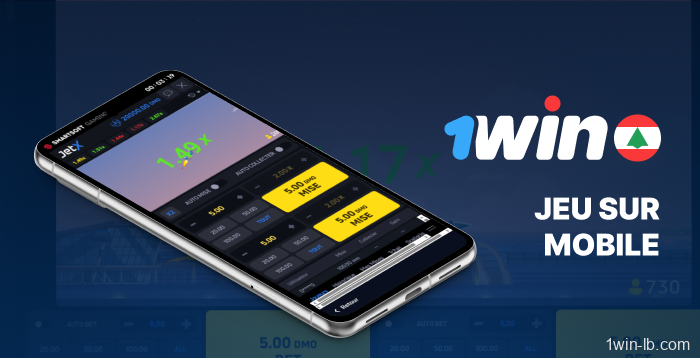 Jouez à JetX sur appareils mobiles via 1Win