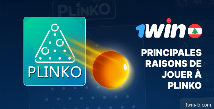 Raisons de choisir Plinko sur 1Win Liban