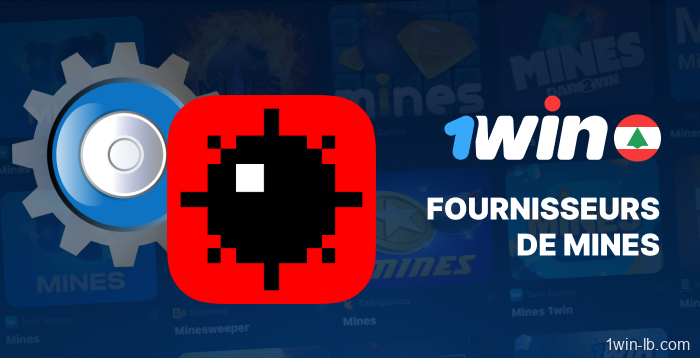 Fournisseurs de jeux proposant Mines sur 1Win