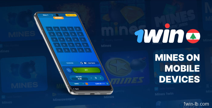 Mobile Mines gaming experience on 1Win