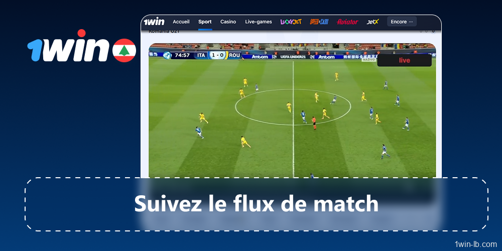 Regardez la diffusion en direct et consultez les cotes