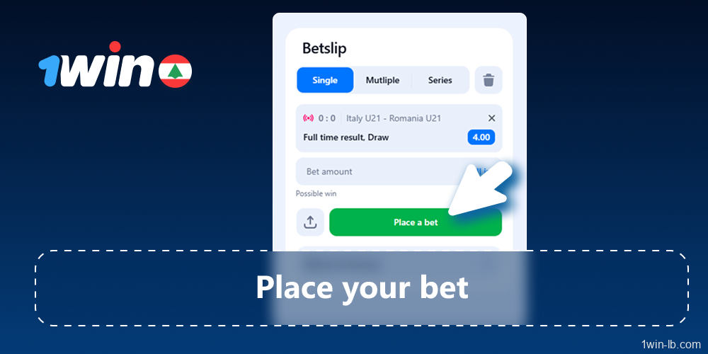 Place bets and cash out winnings