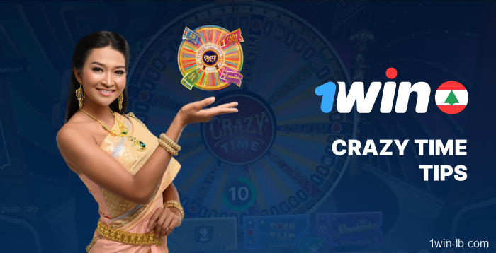 Tips for playing Crazy Time on 1Win
