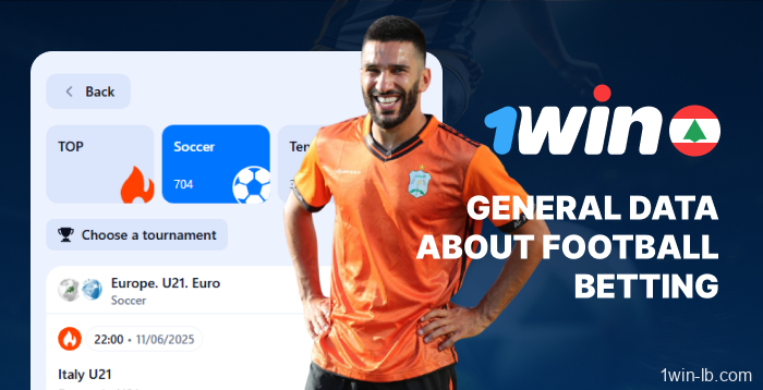 General info on football wagers on 1Win