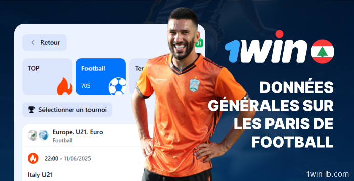 Informations générales sur les paris sur le football sur 1Win