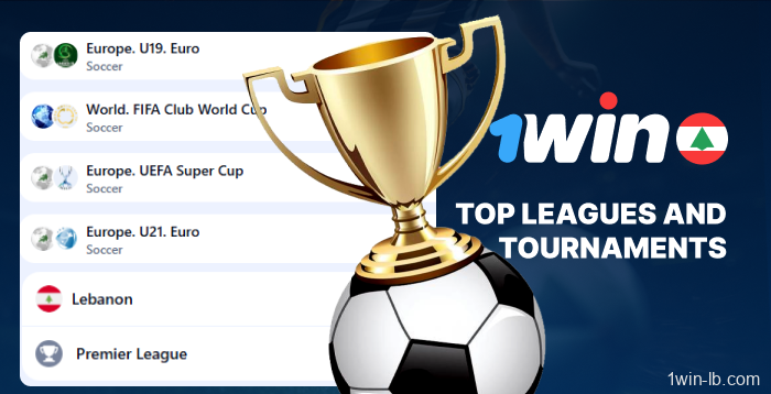 Top leagues and tournaments for 1Win football
