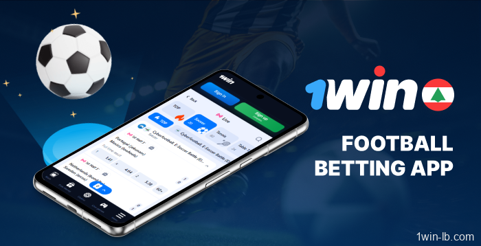 1Win football betting mobile app in Lebanon