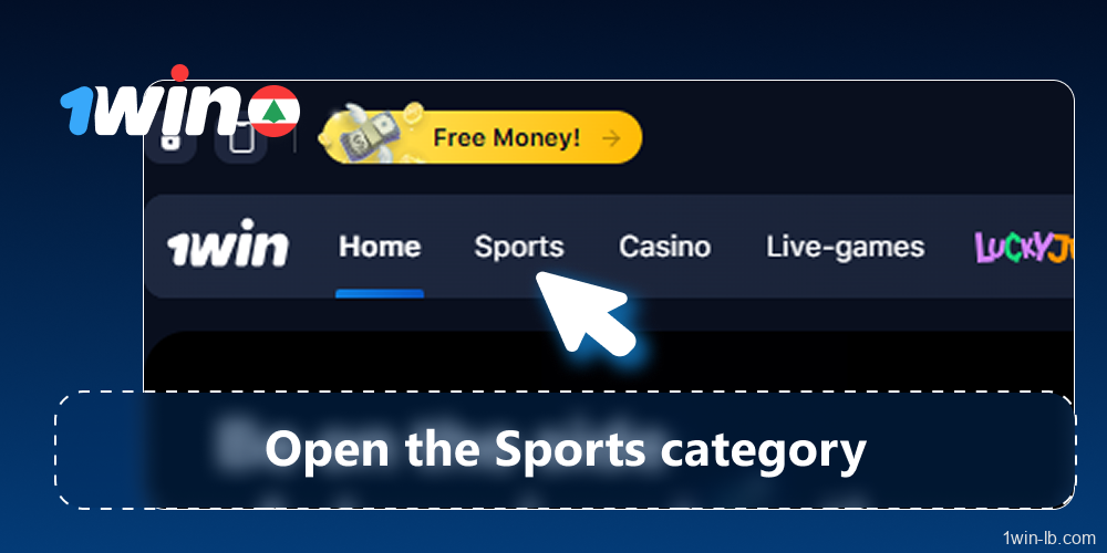 Access Sports or Live betting