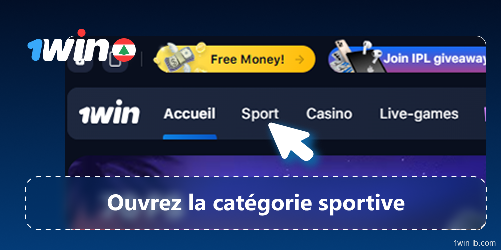 Accédez aux paris sportifs ou en direct