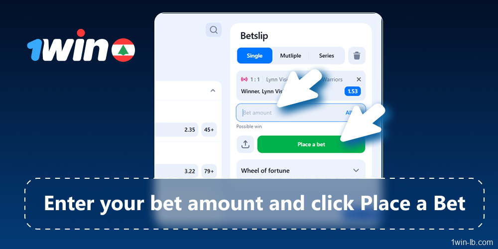 Place your esports bet
