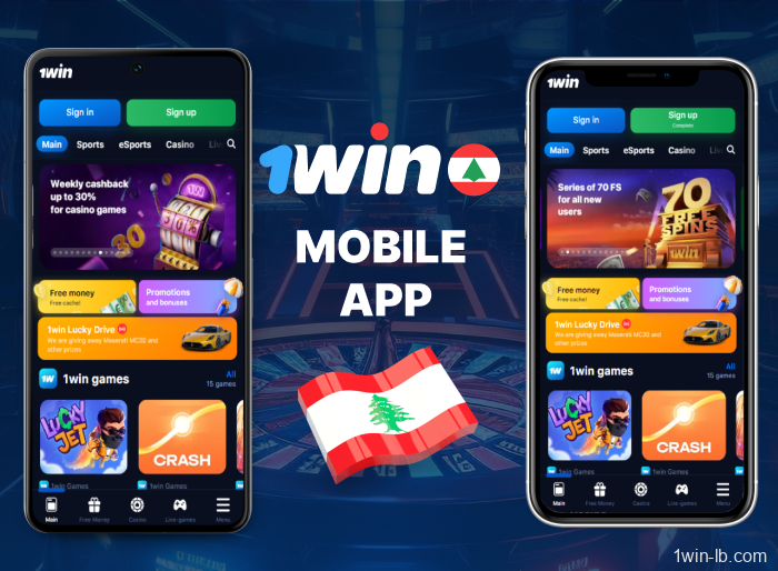 1Win mobile app for Lebanon download
