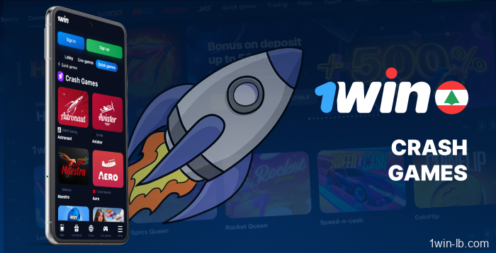 Crash game options on 1Win mobile