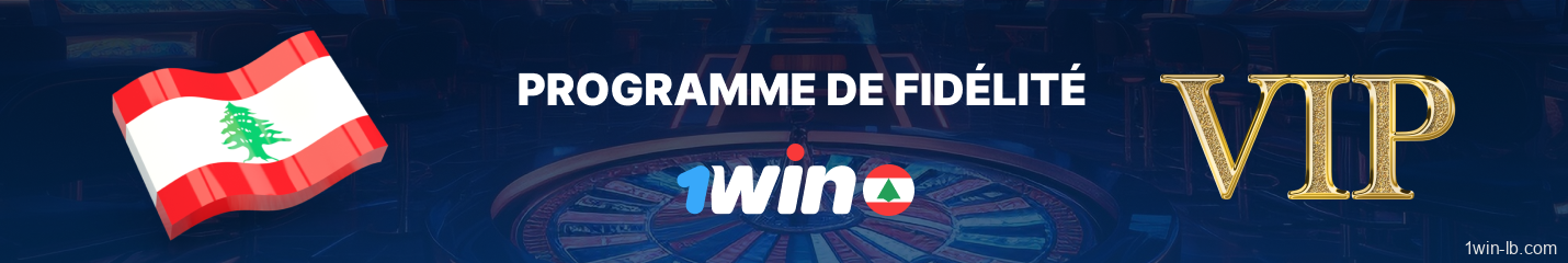 Avantages du programme de fidélité 1Win au Liban