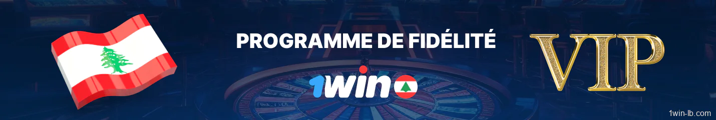 Avantages du programme de fidélité 1Win au Liban