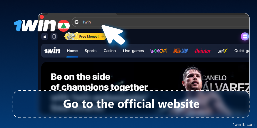 Go to 1Win Lebanon official website