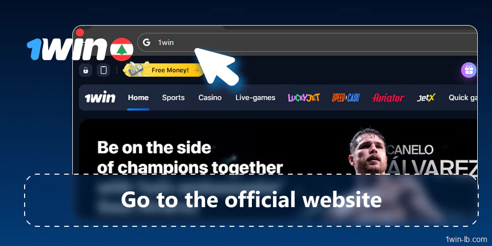 Go to 1Win Lebanon official website
