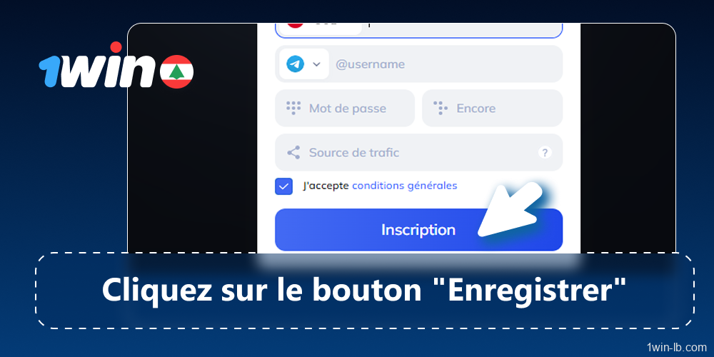 Terminez l'inscription