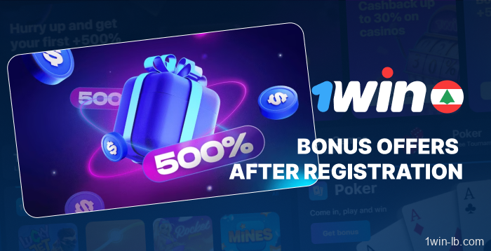 Promotional offers post registration on 1Win