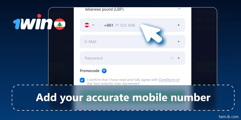 Enter Lebanese phone number