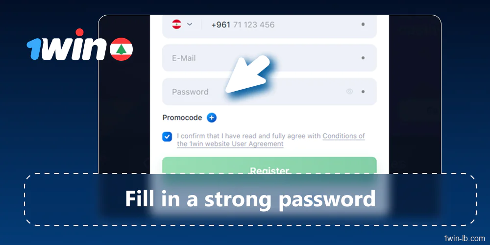 Create strong password