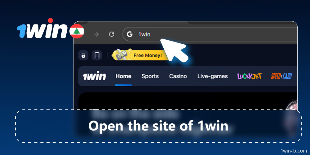 Visit the 1Win platform on desktop or mobile