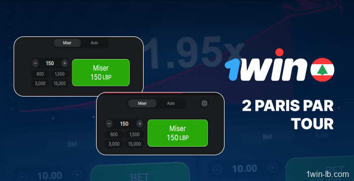 Misez deux fois en une seule manche sur Aviator chez 1Win
