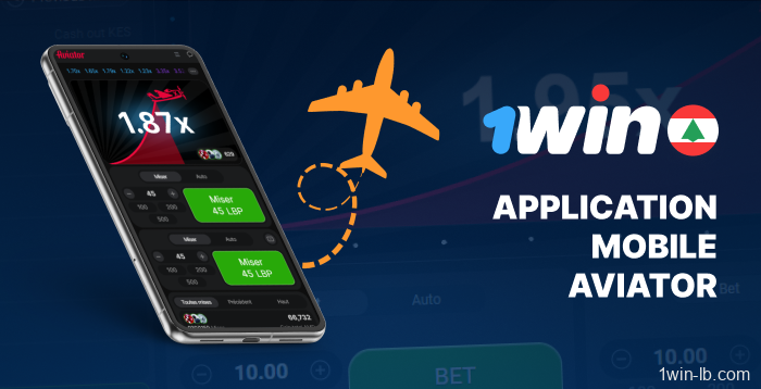 Jouez à Aviator sur l'application mobile 1Win Liban