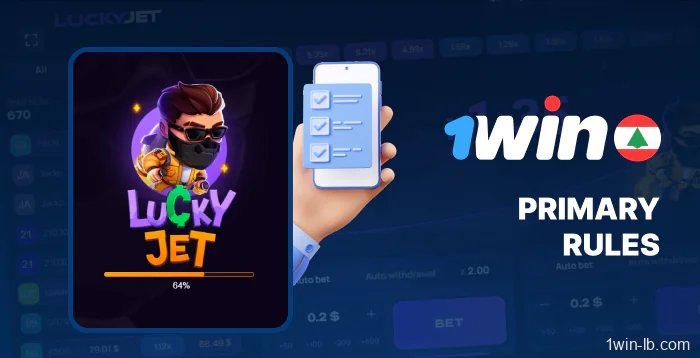 Basic gameplay rules for Lucky Jet at 1Win