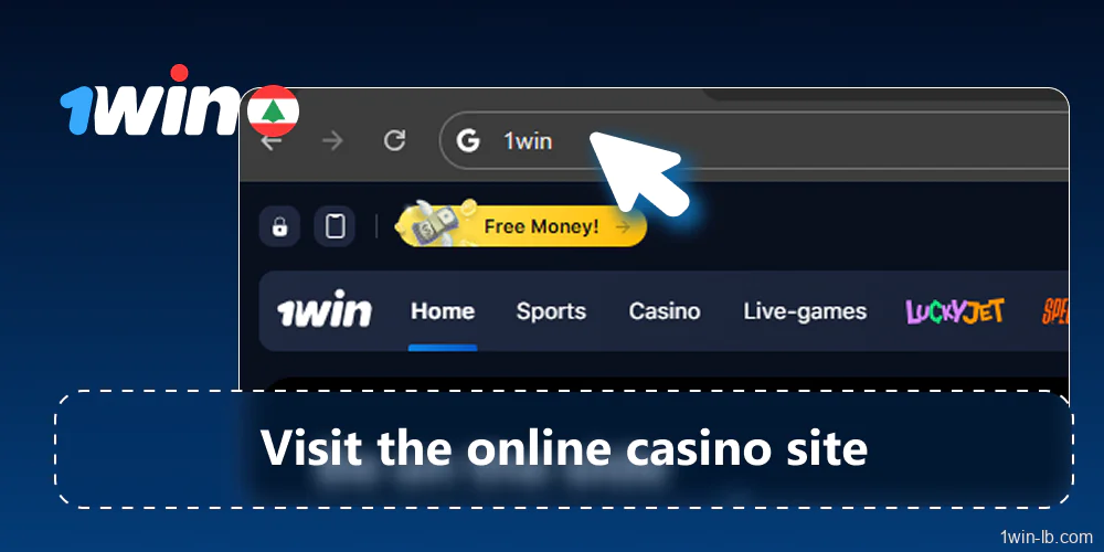 Access 1Win casino via website or app