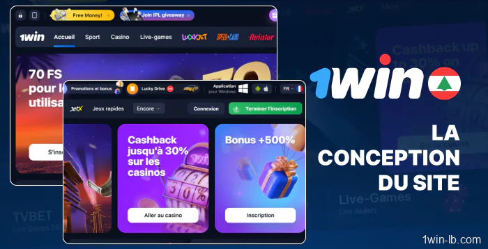Présentation du site web 1Win au Liban