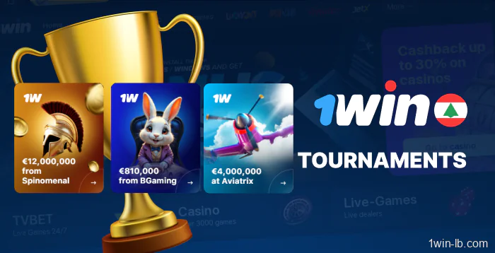 Competitive events hosted by 1Win Lebanon