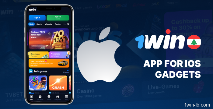 iOS application overview for 1Win players