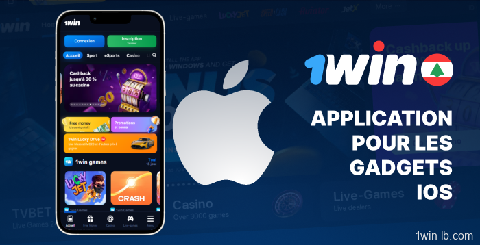 Présentation de l'application iOS pour les joueurs 1Win