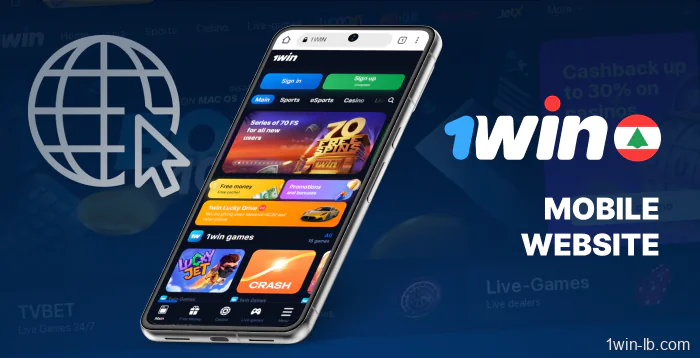 Mobile-optimized site for 1Win on any device