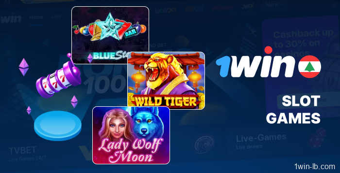 Selection of slot games available on 1Win