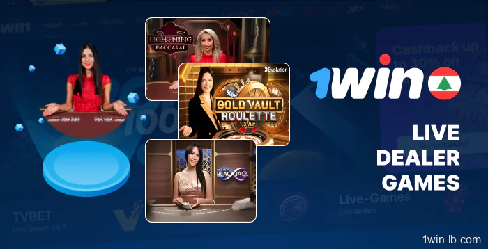 Real-time dealer games on 1Win Lebanon