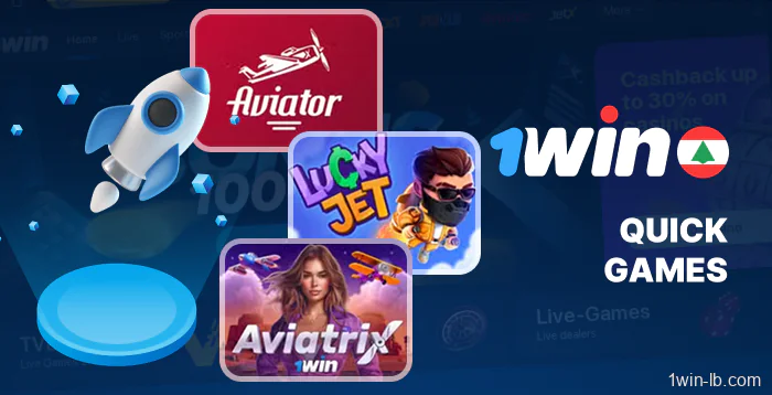 Fast-paced games available at 1Win