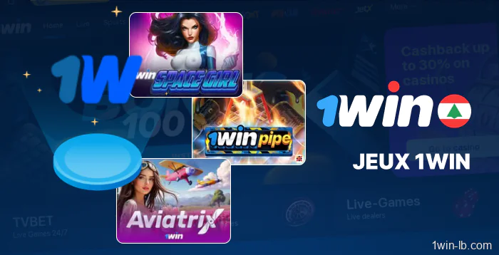 Gamme complète de jeux sur 1Win Liban