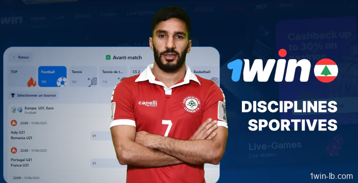 Sports Catégories de paris sur 1Win Liban