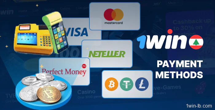 Payment options available on 1Win Lebanon