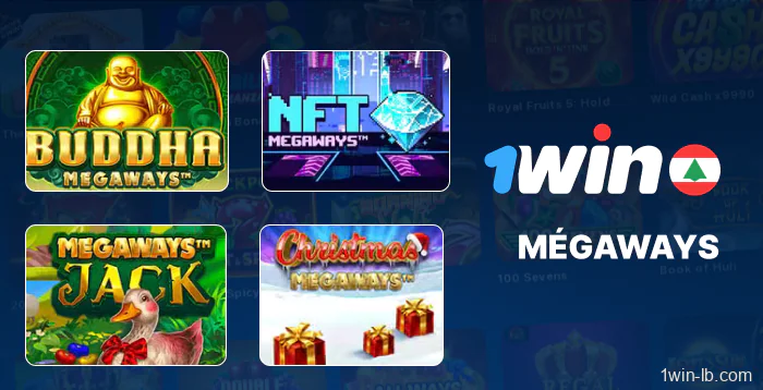 Machines à sous Megaways disponibles sur 1Win