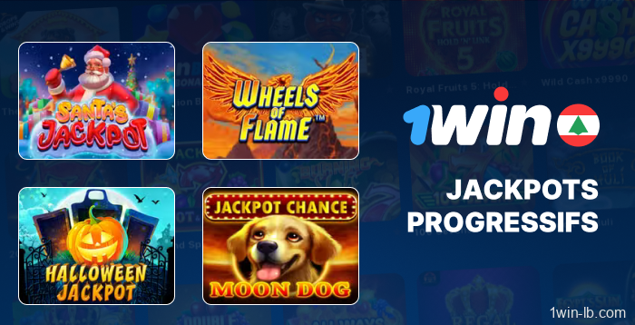 Machines à sous à jackpot progressif sur la plateforme 1Win