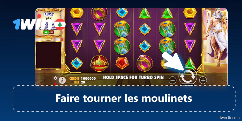 Faites tourner les rouleaux ou utilisez le mode de jeu automatique