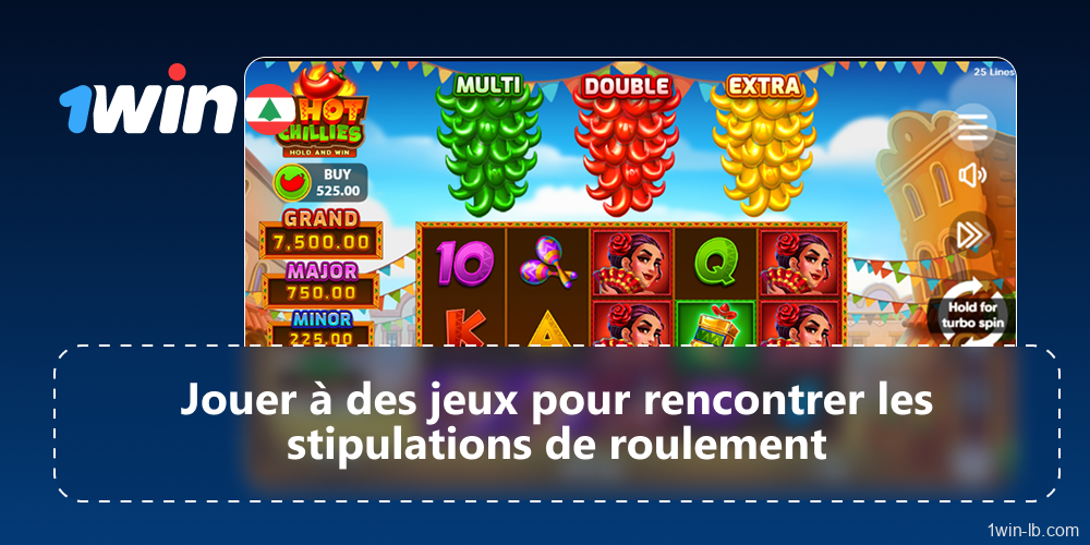 Remplissez les conditions de mise pour les récompenses 1Win